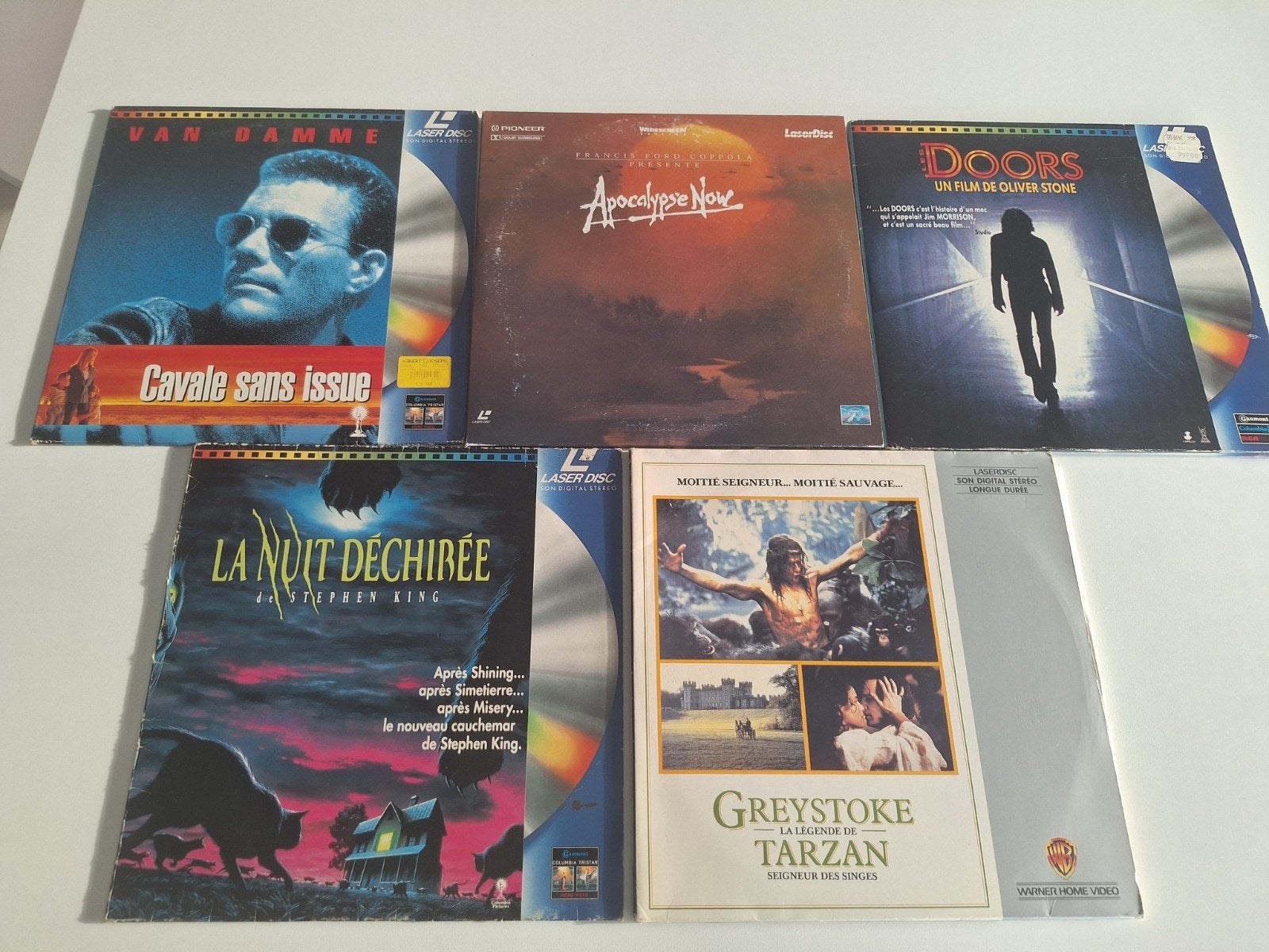 lot franstalige vintage laserdiscs, Ophalen of Verzenden, Gebruikt, Film, Overige typen
