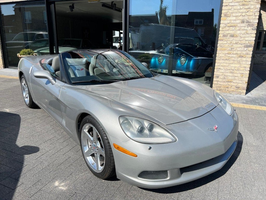 Chevrolet Corvette C6 cabriolet V8, Auto's, Automaat, Cabriolet, Leder, Bedrijf