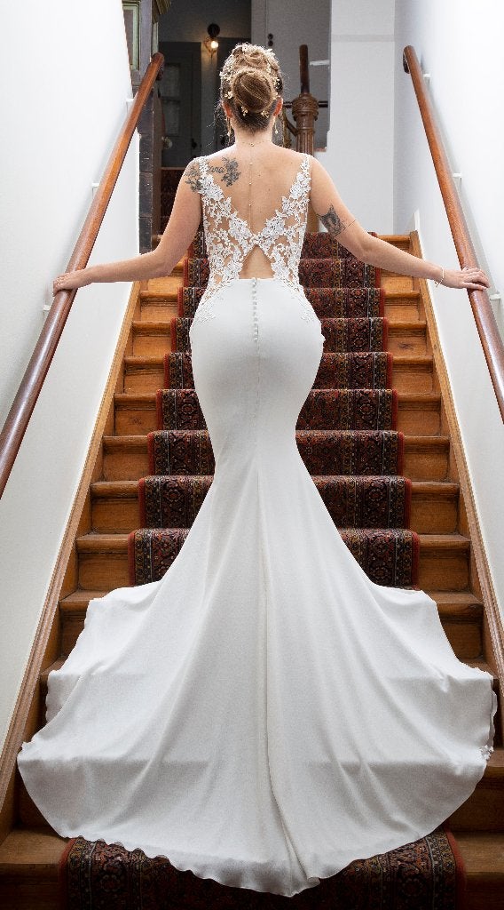 Trouwkleed Valera by Pronovias, Kleding | Dames, Trouwkleding en Trouwaccessoires, Ophalen, Trouwjurk, Wit, Pronovias