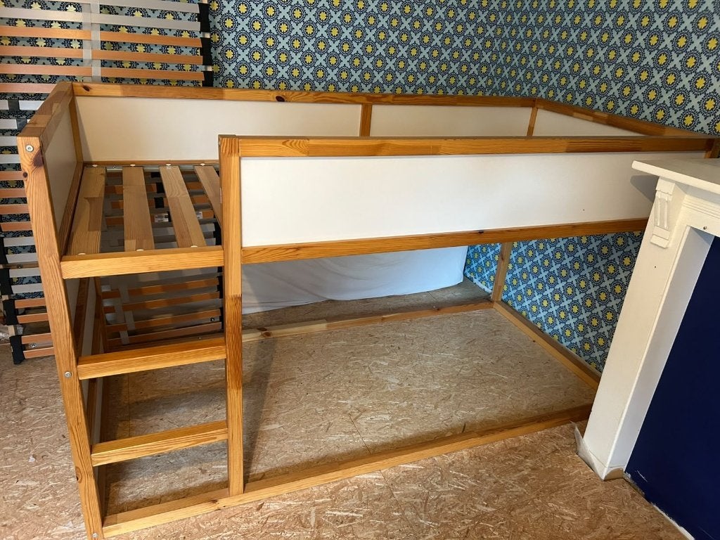 KURA bed - IKEA - keerbaar bed, Ophalen, 85 tot 100 cm, Hoogslaper of Stapelbed, Zo goed als nieuw