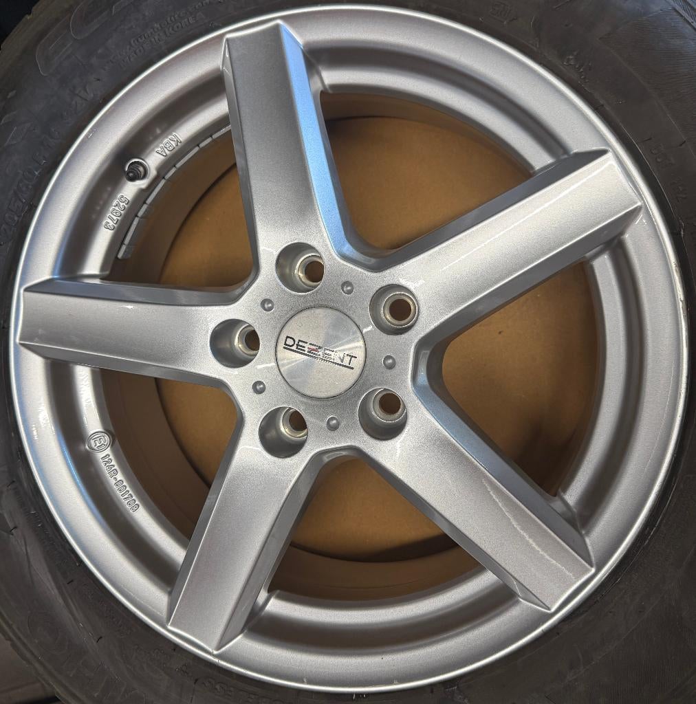 Jantes Dezent x4 16" sans pneus entraxe 5x120, Pneus hiver, 16 pouces, Véhicule de tourisme, 205 mm
