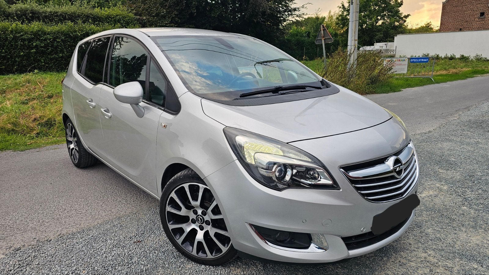 Opel Meriva 1.4L Benzin Cosmo/77.000km/Bj 2014/Euro6B/Navi/, 4 cilinders, Leder en Stof, Bedrijf, 5 deurs