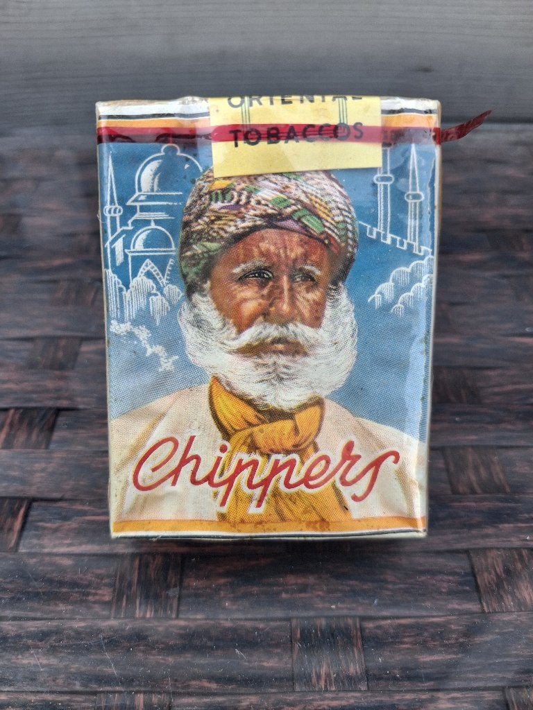 ongeopend pakje sigaretten CHIPPERS VERELLEN ANTWERPEN ...., Ophalen of Verzenden, Zo goed als nieuw, Reclamebord