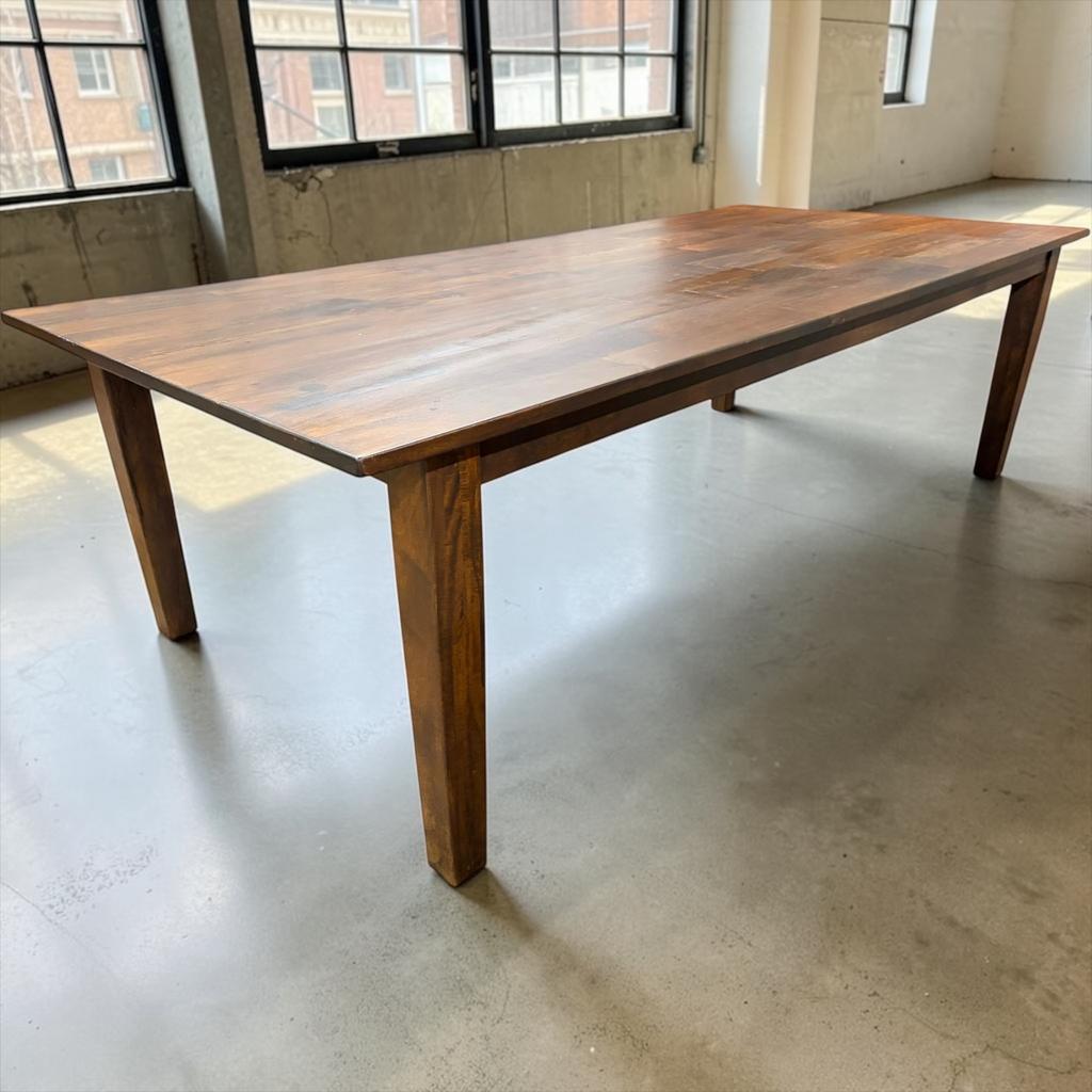 Vintage XL massief houten tafel / eettafel, Antiek en Kunst, Antiek | Meubels | Tafels, Verzenden