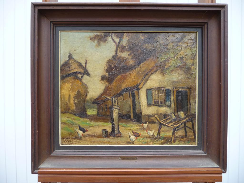 Schilderij V. Van Malder, Ophalen of Verzenden