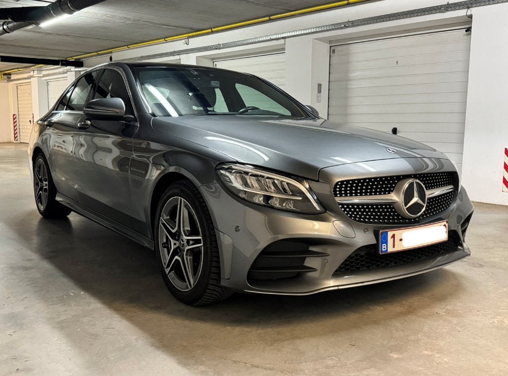 Mercedes-Benz C 200d AMG Line berline (W205) 160pk 9G-tronic, Autos, Argent ou Gris, Achat, Noir, Particulier