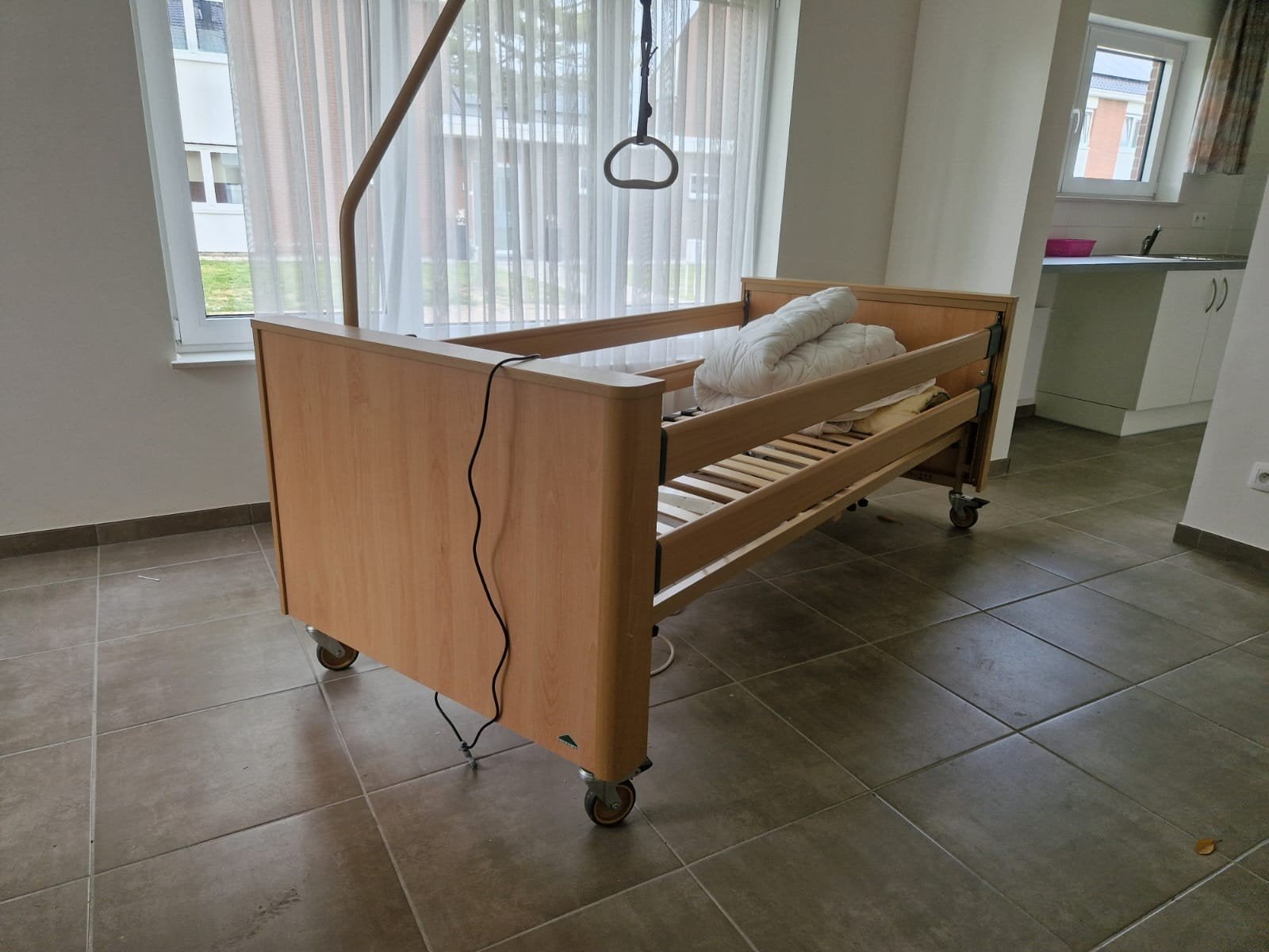Verzorgingsbed Burmeier!, Ophalen