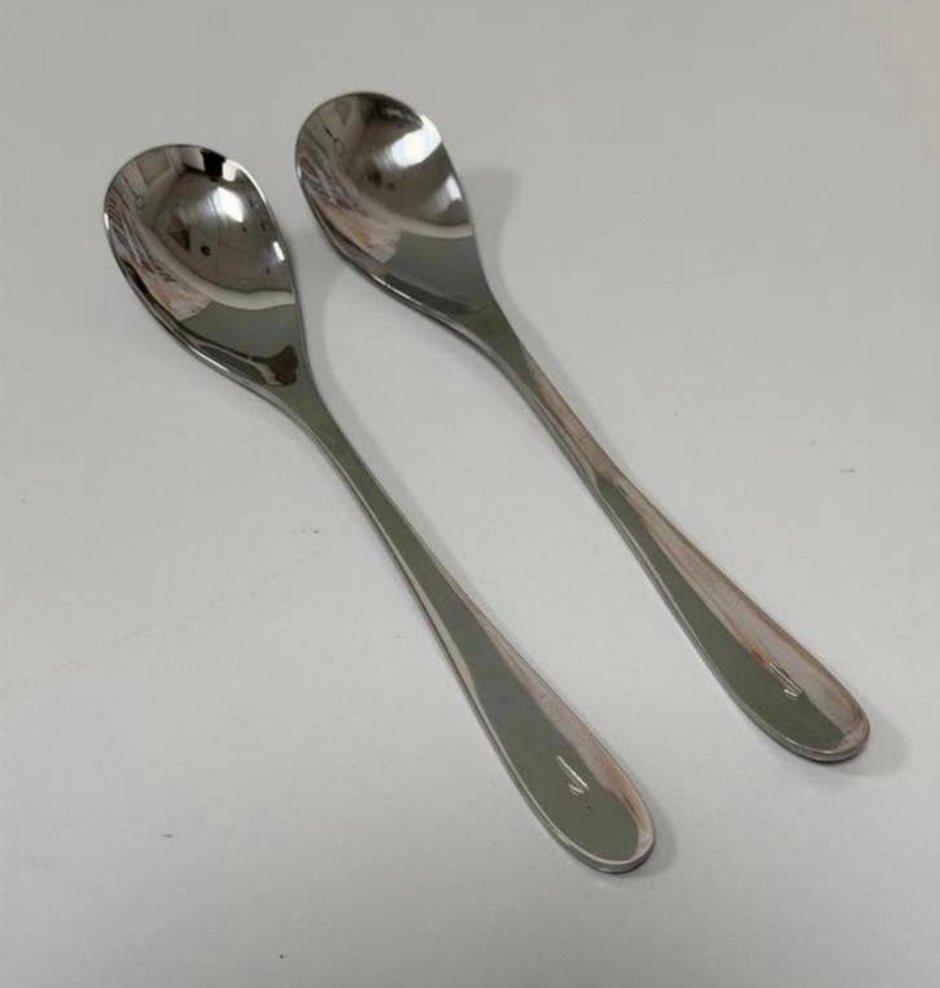 Oneida Reliance lepels 20 cm RVS – set van 2 - late 20e eeuw, Antiek en Kunst, Ophalen of Verzenden