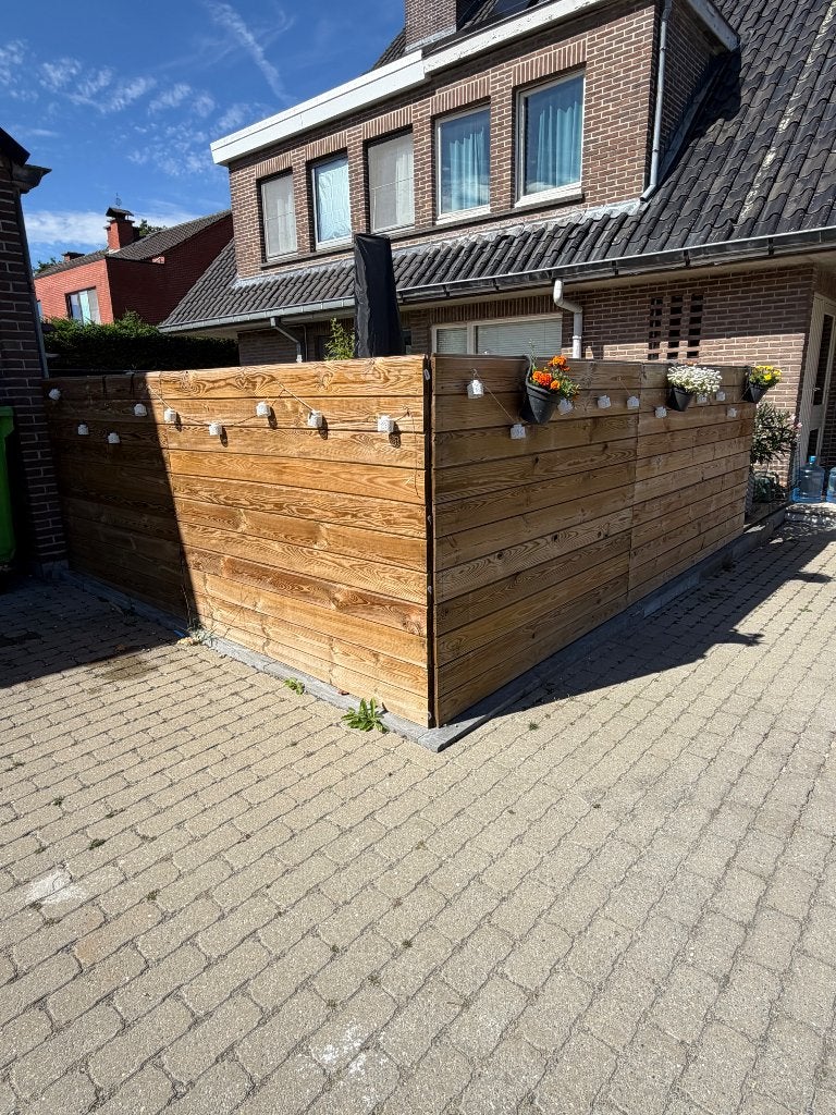 Houten terras, Tuin en Terras, Ophalen, Gebruikt, Hout