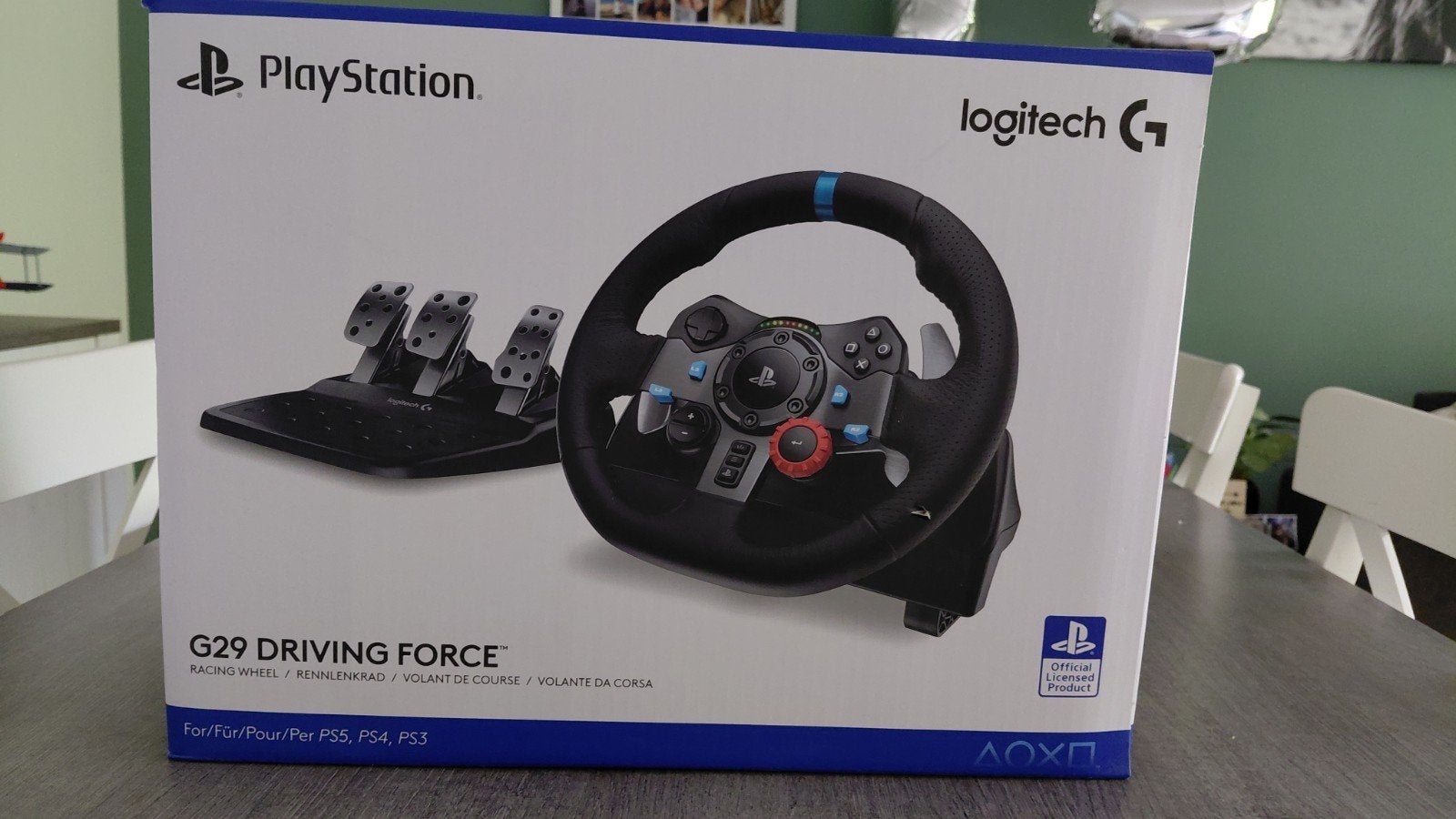 G29 Driving Force zowel voor pc als playstation, Games en Spelcomputers, Logitech, Ophalen of Verzenden, Zo goed als nieuw, PlayStation