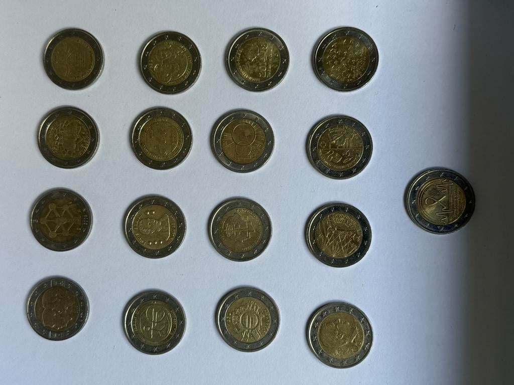 2 euro herdenkingsmunten  België, Ophalen of Verzenden, België, 2 euro, Losse munt