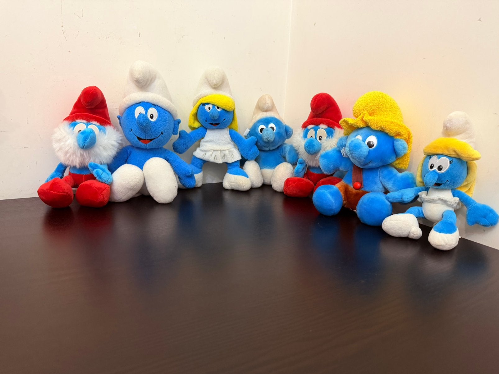 Mooie verzameling Smurfen knuffels (7 stuks) - Officiële P, Kinderen en Baby's, Ophalen of Verzenden