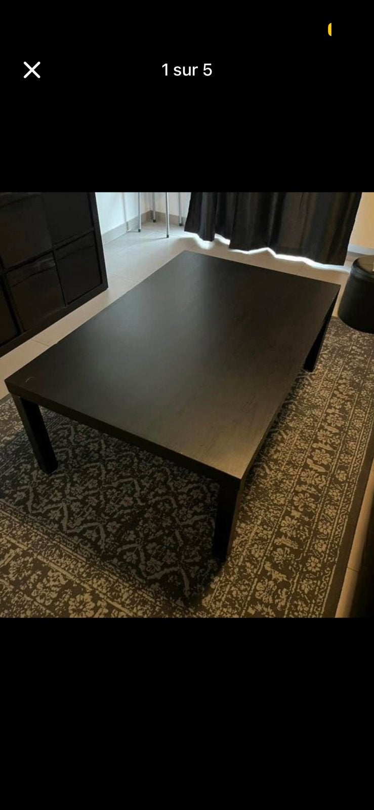 Table basse IKEA (120x80cm), Maison & Meubles, Enlèvement, Comme neuf