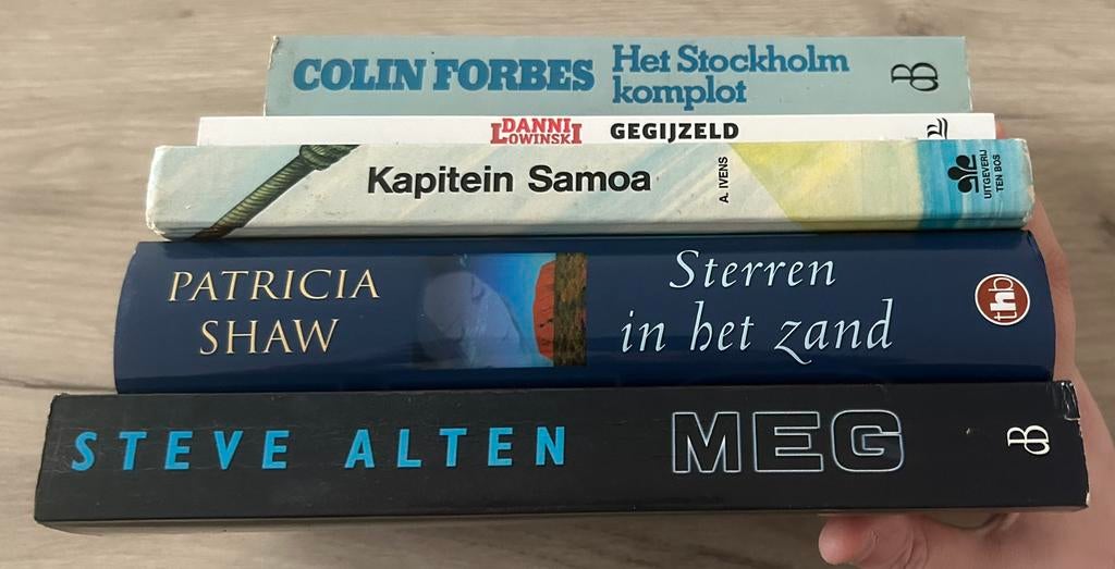 Bundel met 5 boeken, Ophalen of Verzenden