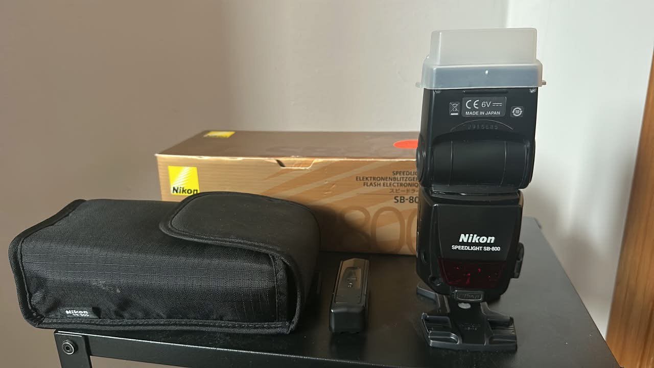 Nikon SB-800, Audio, Tv en Foto, Foto | Flitsers, TTL, Externe flitser, Zo goed als nieuw, Nikon