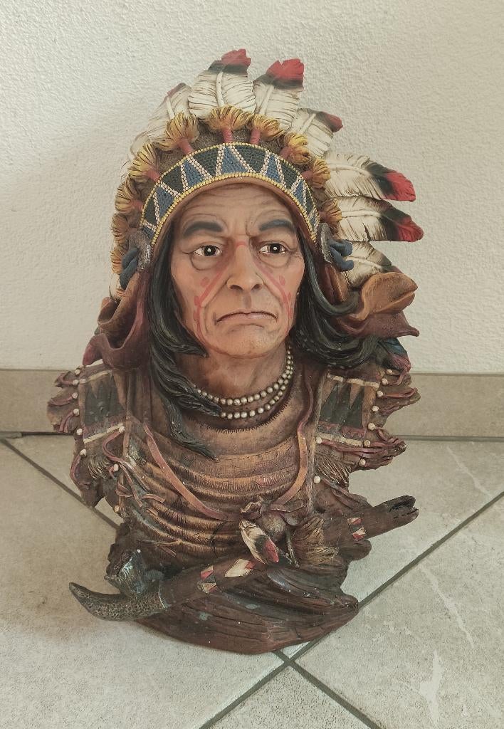 Indiaan beeld, Ophalen, Zo goed als nieuw