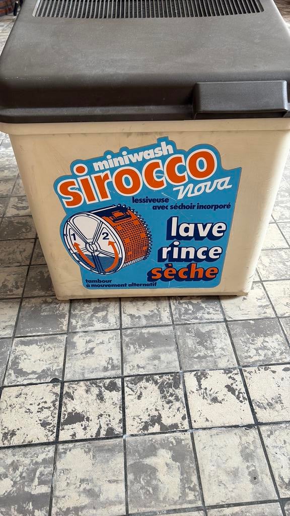 Miniwash sirocco, Enlèvement, Utilisé