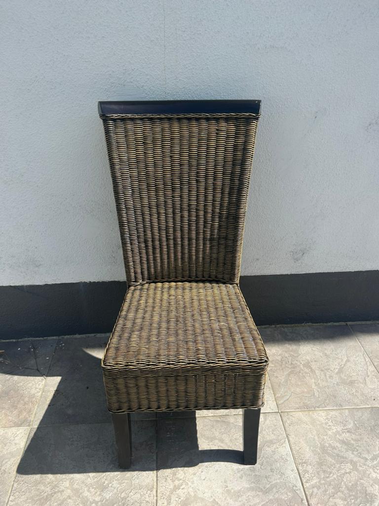 8 rieten stoelen, Ophalen, Gebruikt