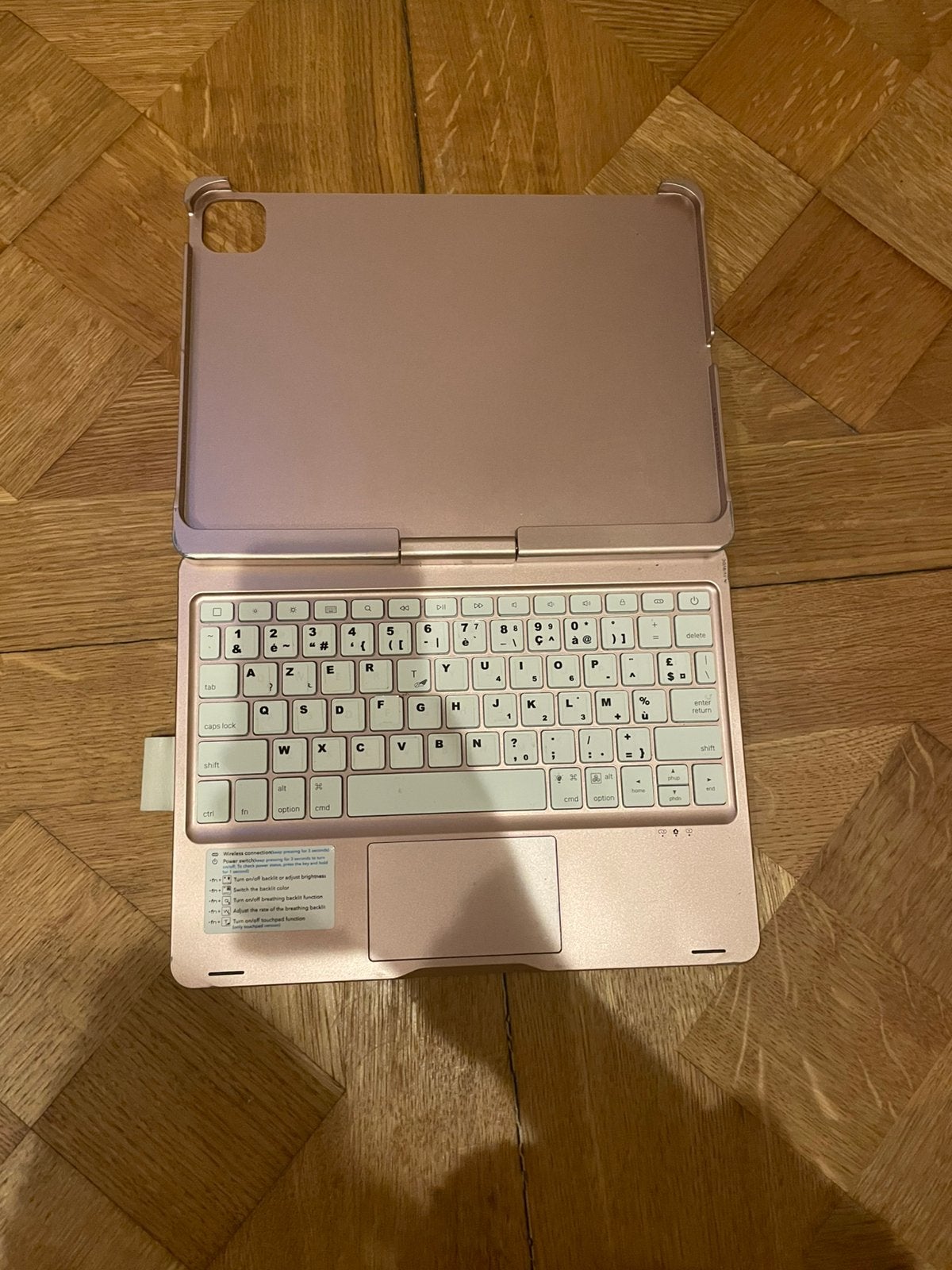 Roze hoesje voor iPad 11 inch, Verzenden, Niet werkend, 11 inch, Bescherming achterkant