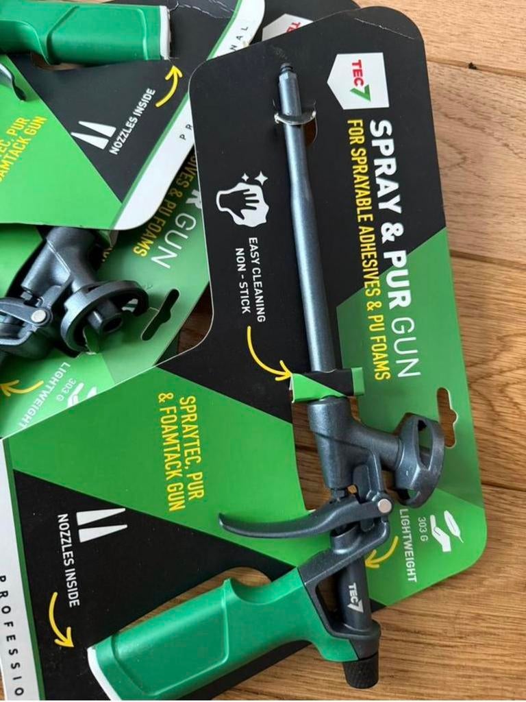 Pistolet Tec7 PUR pour mousse PU, Enlèvement ou Envoi, Comme neuf
