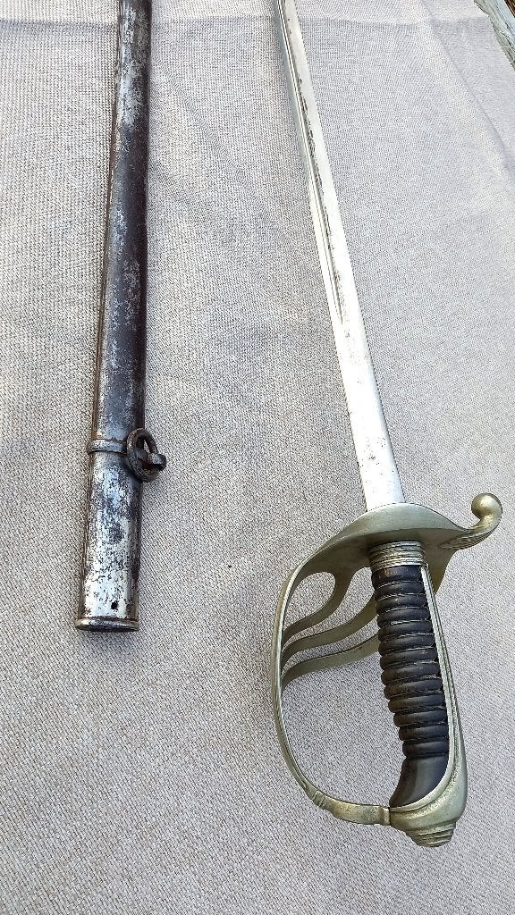 Franse sabel officier infanterie model 1882, Verzamelen, Ophalen of Verzenden, Landmacht, Zwaard of Sabel