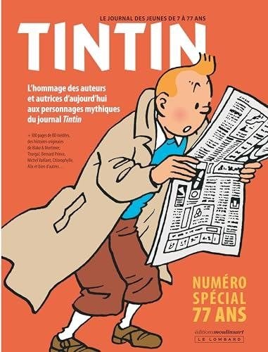 Tintin : numéro spécial 77 ans (Le Lombard/Moulinsart)., Boeken, Eén stripboek, Nieuw, Ophalen of Verzenden, Divers auteurs