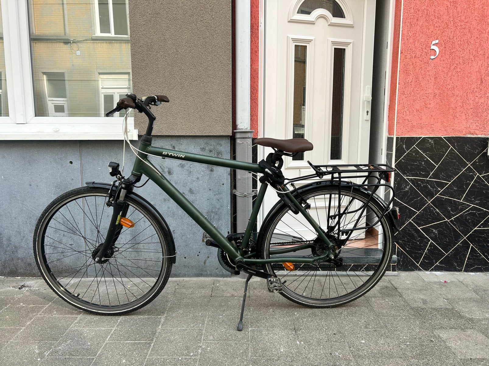 Groene Btwin fiets te koop, Versnellingen, Zo goed als nieuw, Dames, Ophalen