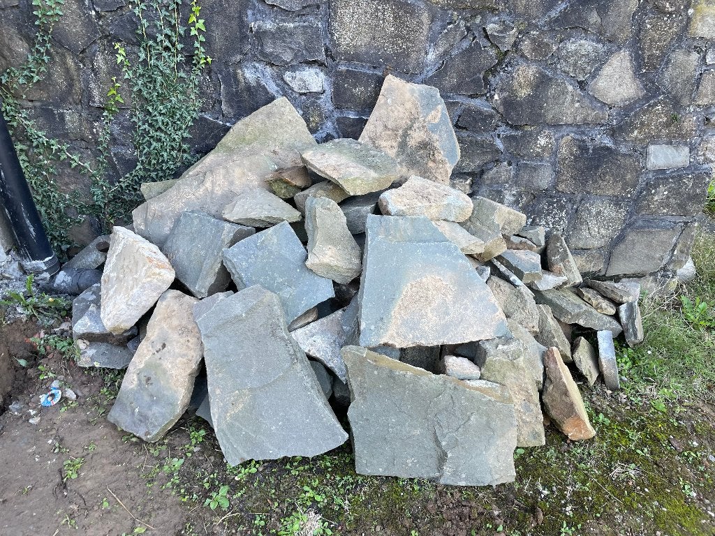 natuursteen breukstenen, Doe-het-zelf en Bouw, Ophalen, Gebruikt, Natuurstenen