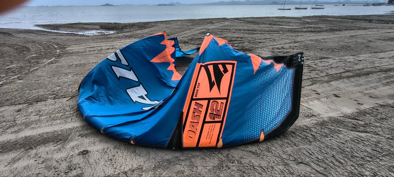 Kite Naish Dash 2021 — 12m² (perfecte staat), Ophalen, Gebruikt, 12 m², Kite