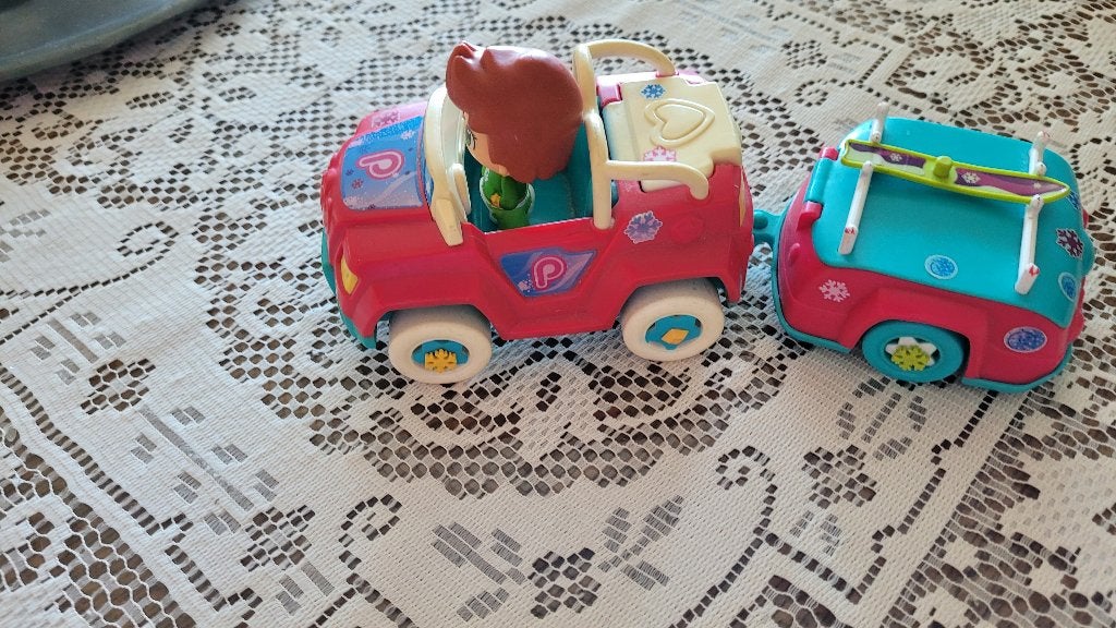 Voiture et remorque Pinypon, Kinderen en Baby's, Ophalen of Verzenden, Gebruikt