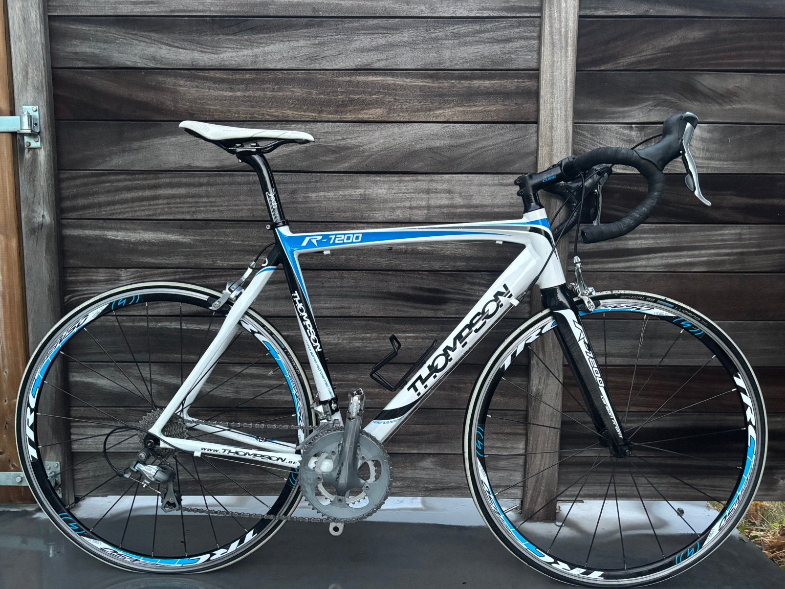 Thompson R-7200 racefiets – Shimano Tiagra, Fietsen en Brommers, Fietsen | Racefietsen, Gebruikt, Velgrem, Aluminium, Meer dan 20 versnellingen