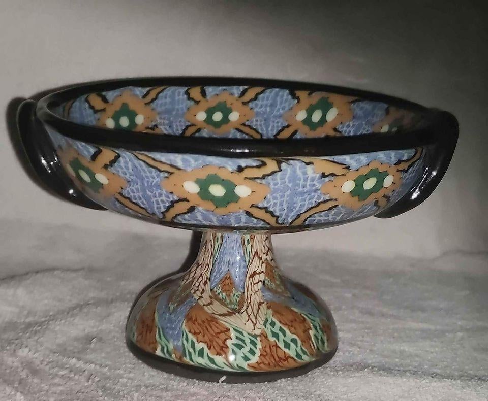 Coupe sur pied Vallauris gerbino, Antiquités & Art, Enlèvement ou Envoi