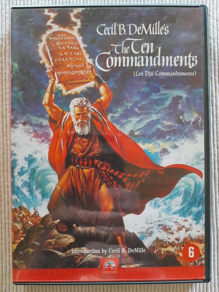 The ten commandments, Cd's en Dvd's, 1960 tot 1980, Drama, Ophalen of Verzenden, Zo goed als nieuw