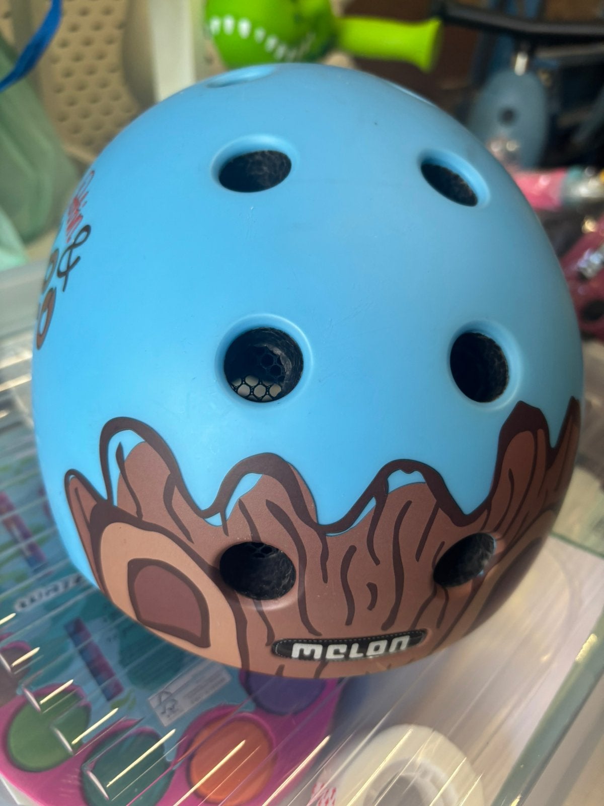Casque de vélo décent pour enfants de 44 à 50 cm, Vélos & Vélomoteurs, Enlèvement, Comme neuf, XS