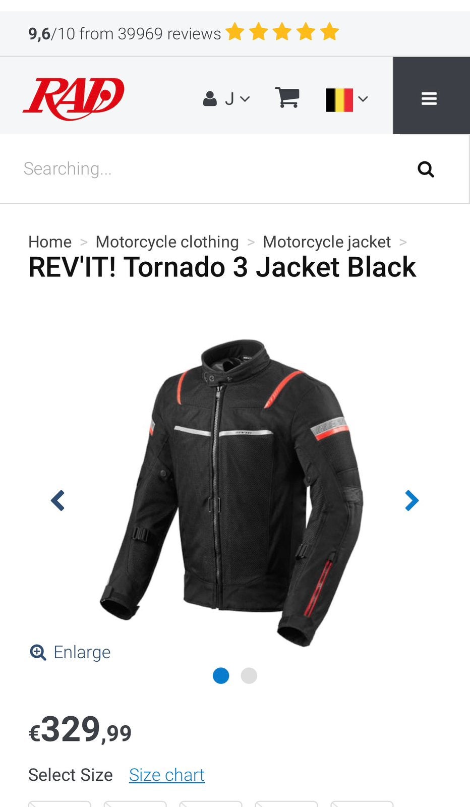 Blouson moto REV’IT! Tornado 3 Jacket Black XL, Motoren, Kleding | Motorkleding, Ophalen, Tweedehands, Heren, Jas | textiel