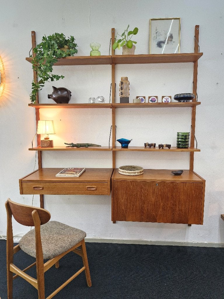Vintage wandsysteem Deens design 70s incl stoel, Maison & Meubles, Enlèvement, Utilisé