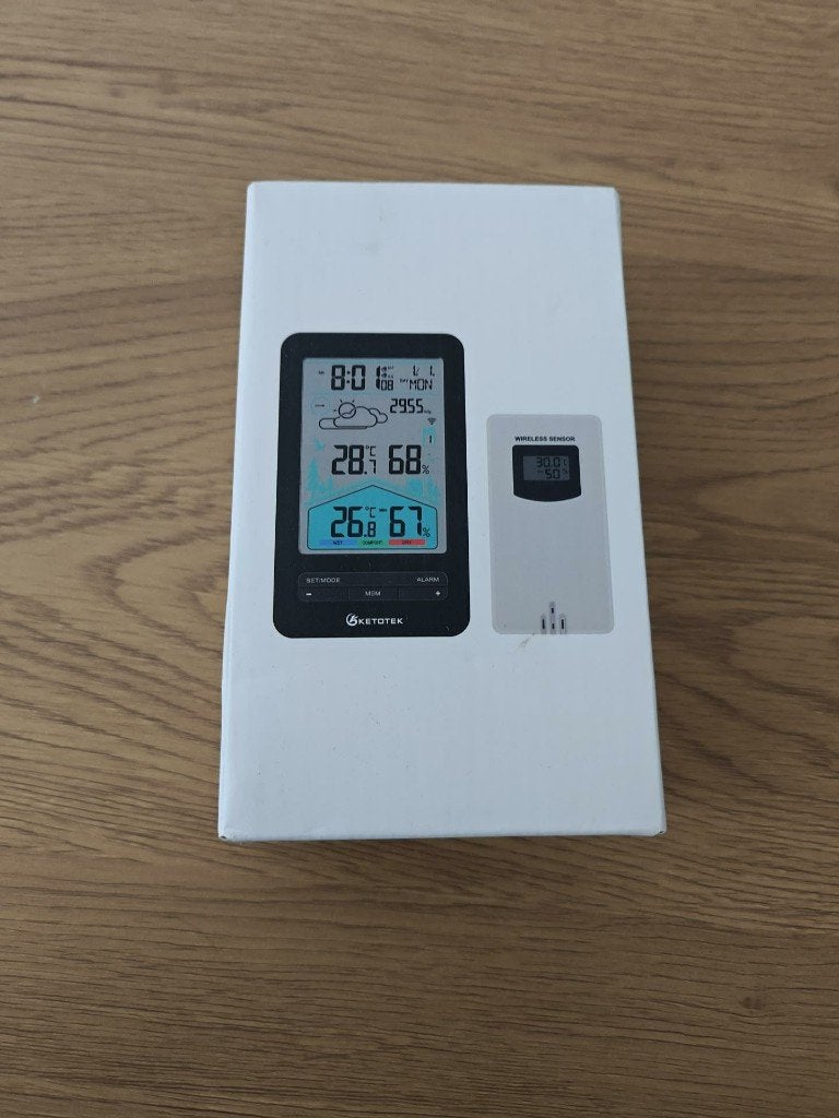 Digitaal draadloos weerstation met buitensensor – NIEUW, Audio, Tv en Foto, Weerstations en Barometers, Ophalen of Verzenden, Nieuw