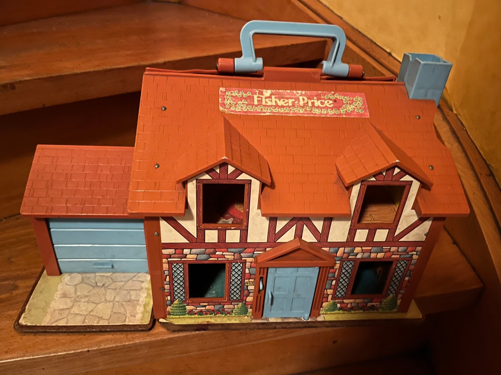 vintage Fisher-Price Play Family House uit 1969, Ophalen, Gebruikt, Speelset