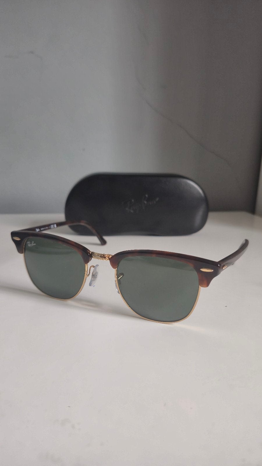 Ray-Ban Clubmaster Classique, Enlèvement ou Envoi, Vert, Ray-Ban