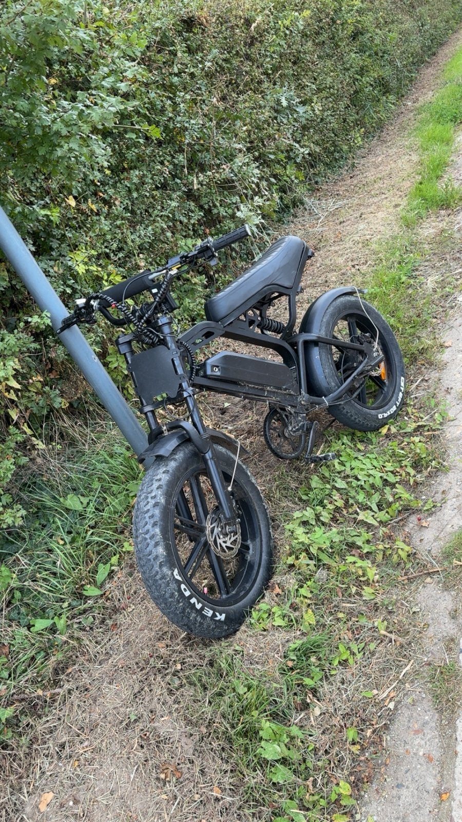 Fatbike ouxi v20 45kmh, Ophalen