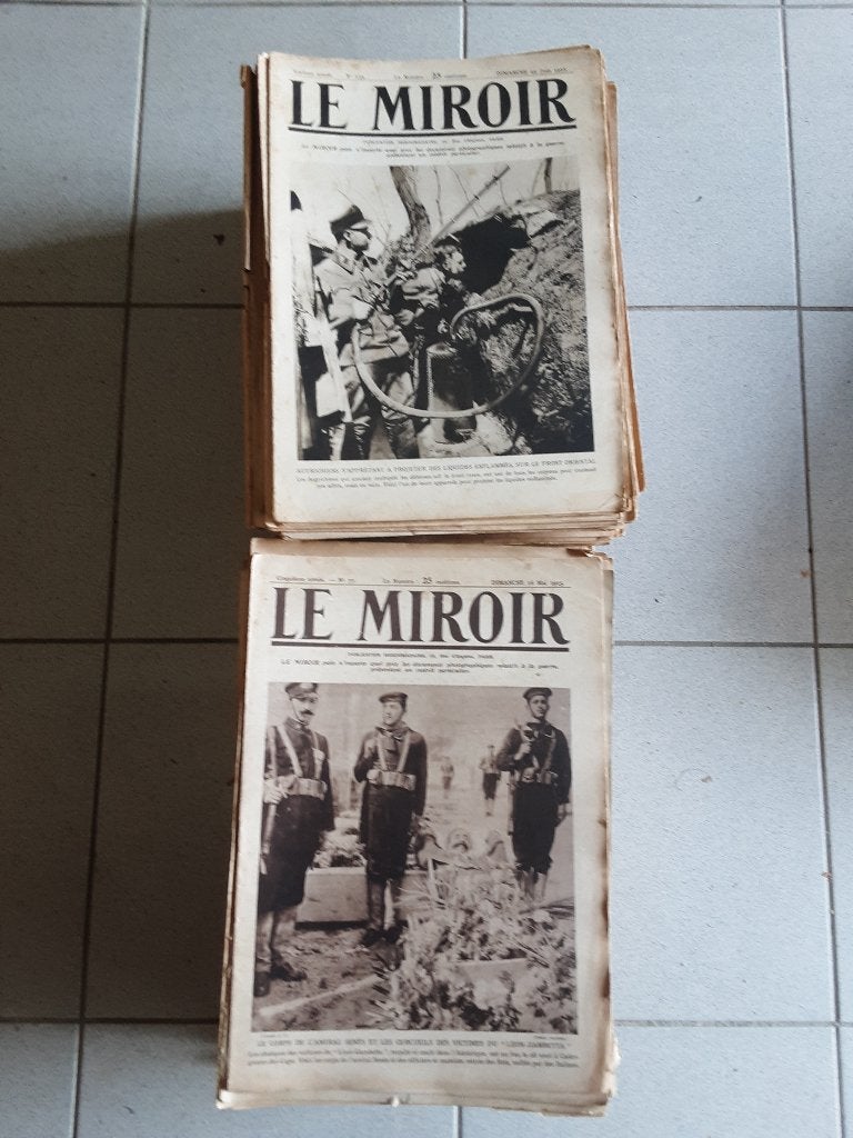 Groot lot WW1 kranten/tijdschriften. 1914-1918, Ophalen