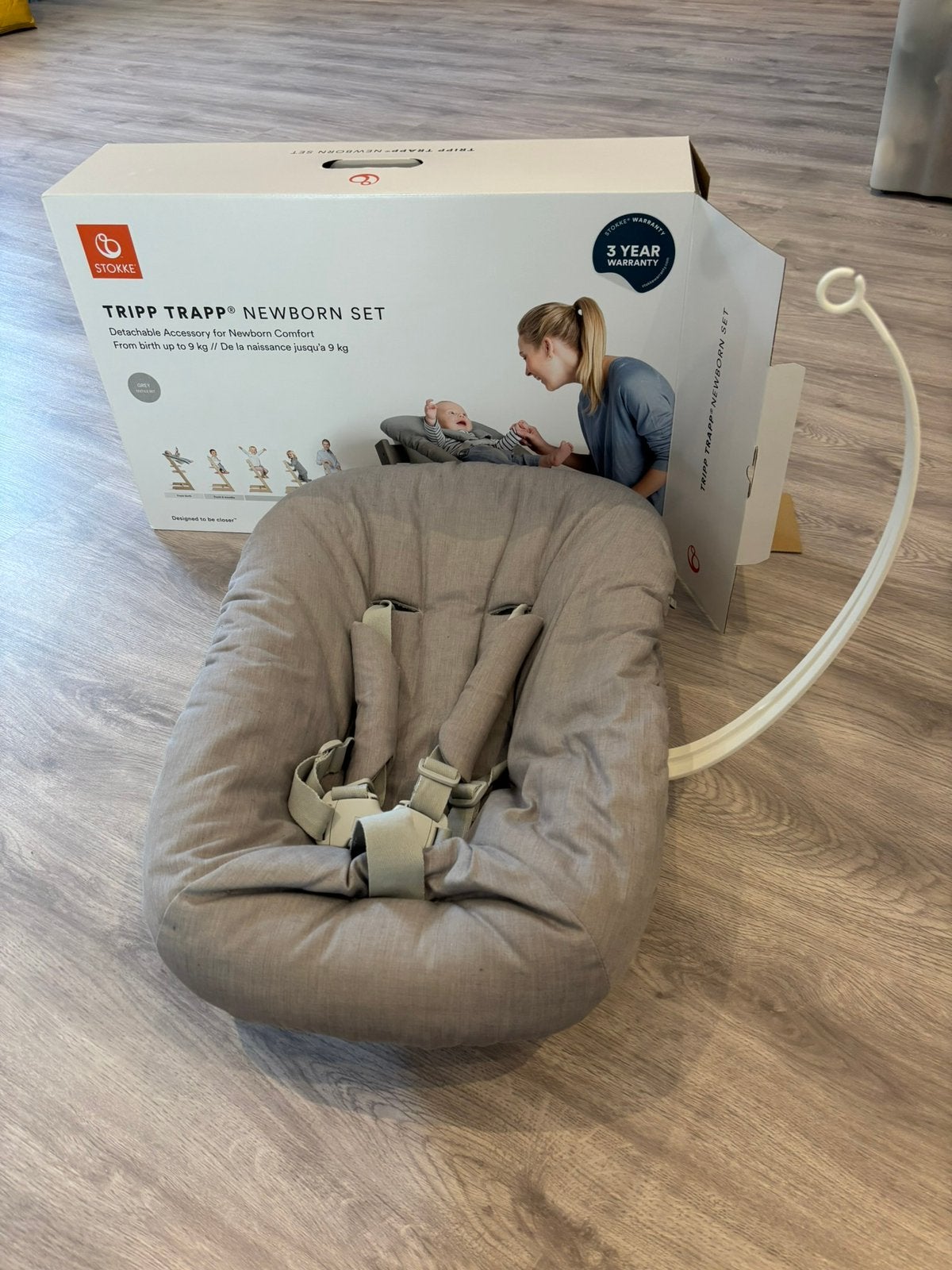 Stokke newbornset, Ophalen, Gebruikt, Met gordel(s) of riempje(s)