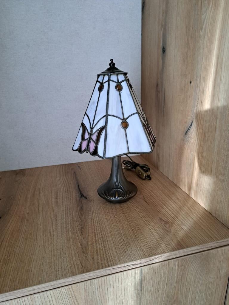 Lampedere Tiffany: art deco / art nouveau, Huis en Inrichting, Woonaccessoires | Overige, Ophalen, Vintage, Meerkleurig, Zo goed als nieuw