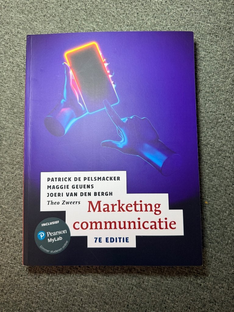 Boek Marketingcommunicatie (7e editie), Boeken, Ophalen of Verzenden, Nieuw, Hoger Onderwijs, Diverse auteurs