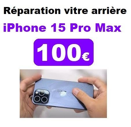 Réparation écran iPhone 15 Pro Max pas cher à Bruxelles 100€, Ophalen, Overige typen, Apple iPhone