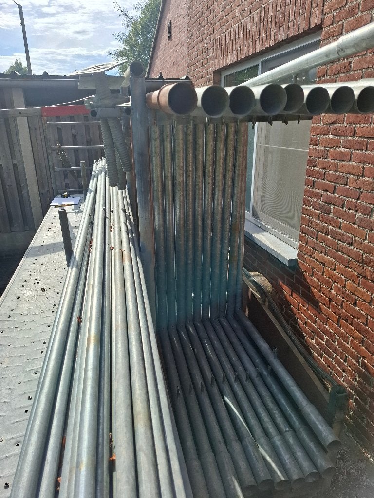 Bouwstelling, Bricolage & Construction, Échafaudages, Enlèvement, Utilisé, Échafaudage de façade, 5 mètres de hauteur ou plus