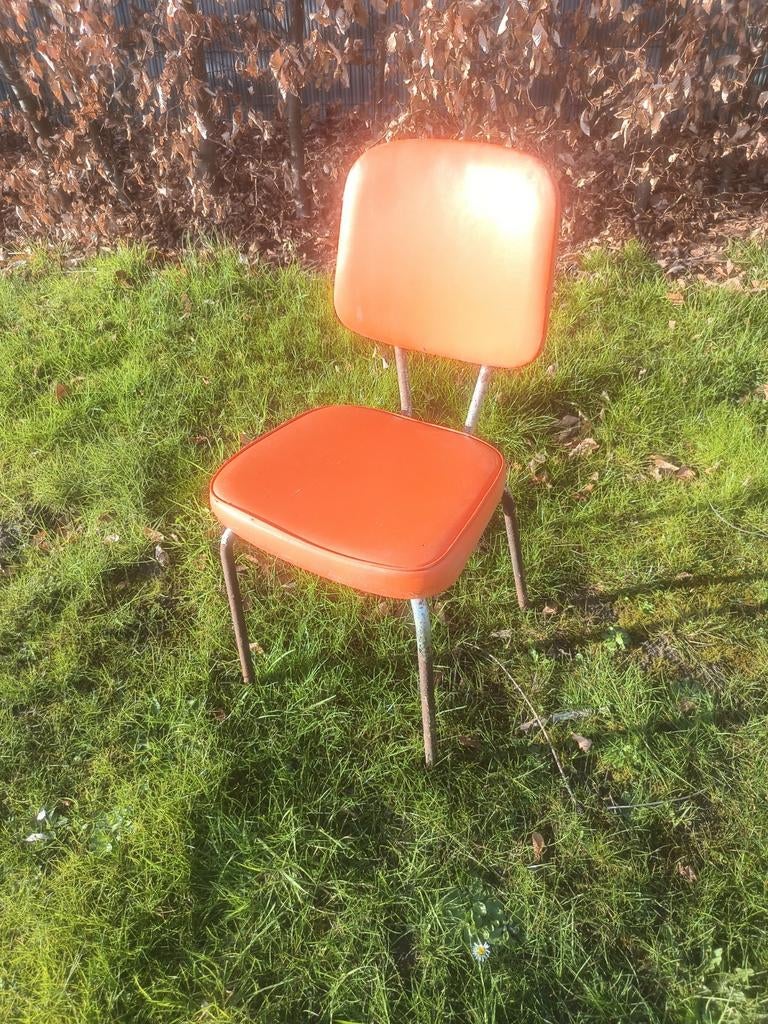 Retro / vintage stoel, Antiek en Kunst, Curiosa en Brocante, Ophalen