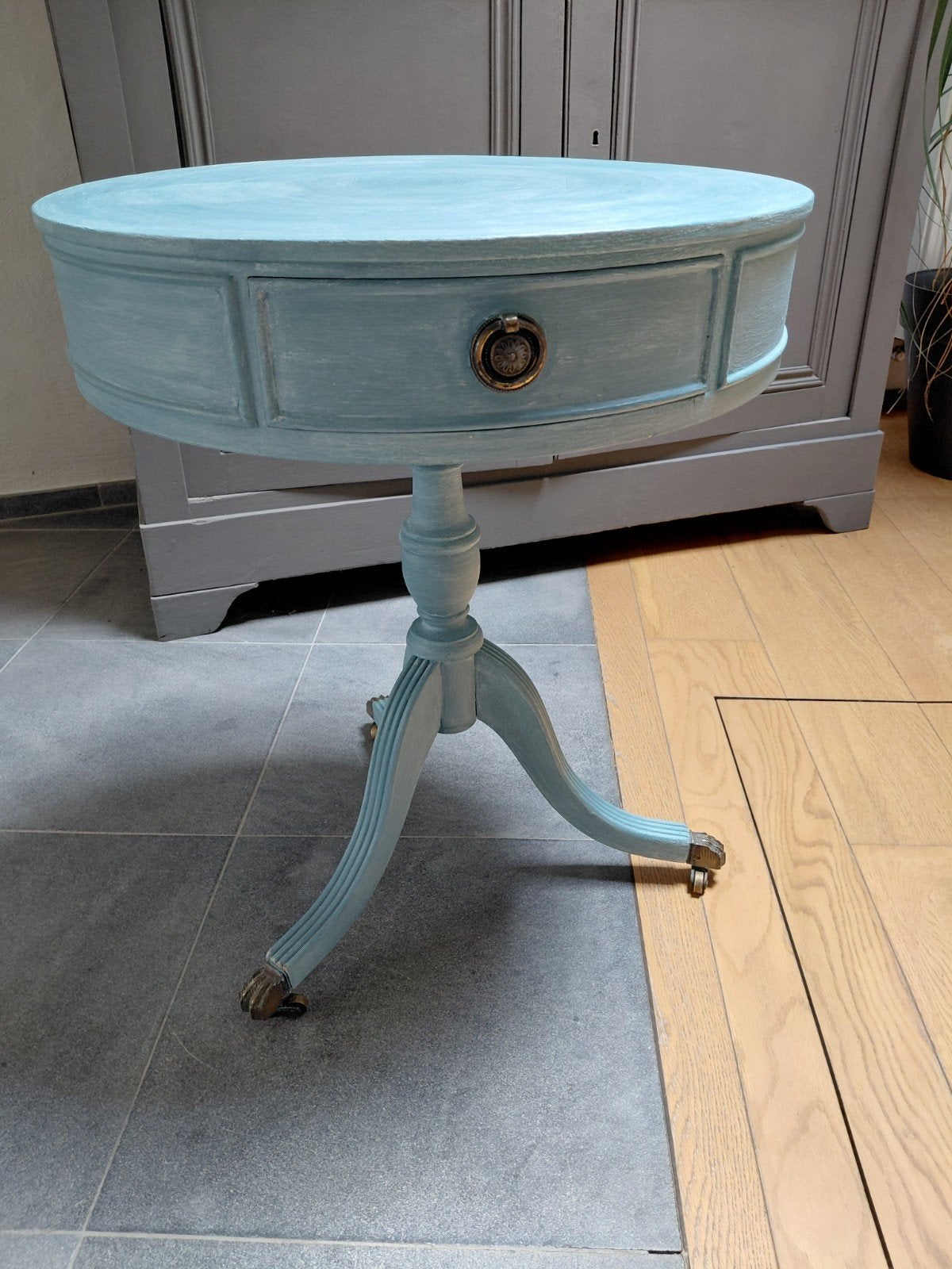 retro bijzet tafel, Ophalen