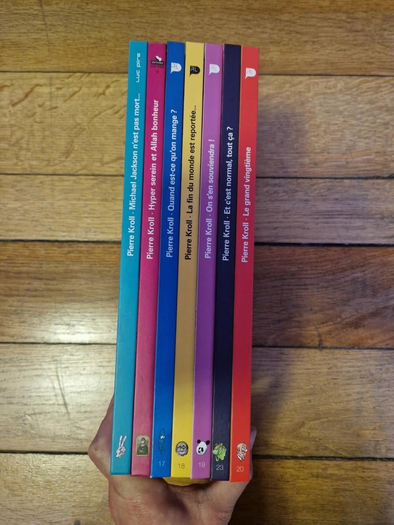 Lot de 7 bd pierre kroll, Enlèvement ou Envoi