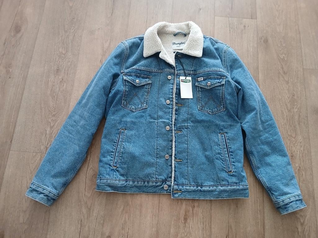 Wrangler spijkerjas maat xl nw €50, Kleding | Heren, Jassen | Zomer, Ophalen of Verzenden, Maat 56/58 (XL)